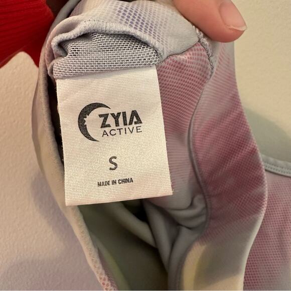 Zyia Active Sports Bra Summer Twilight Size Small - Picture 3 of 3